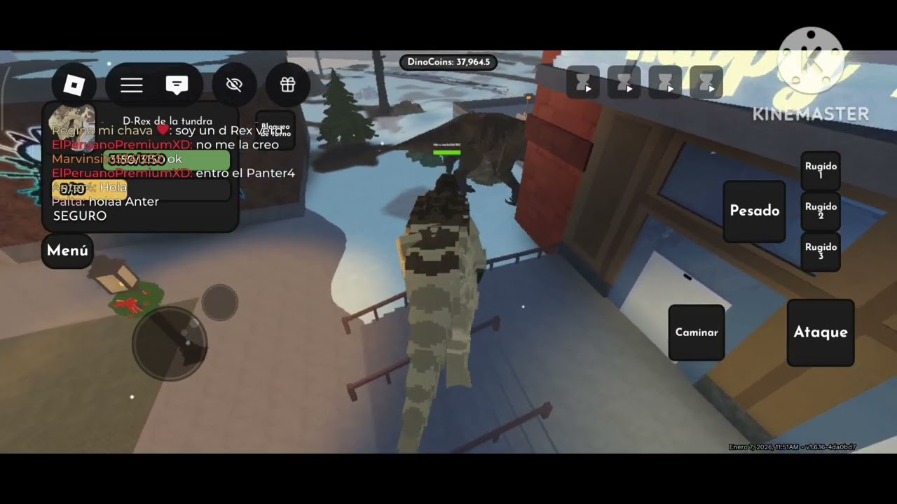 Parte 2 Mi primera partida de JB en 2026 #jurassicblocky #roblox #juegosdedinosaurios2026