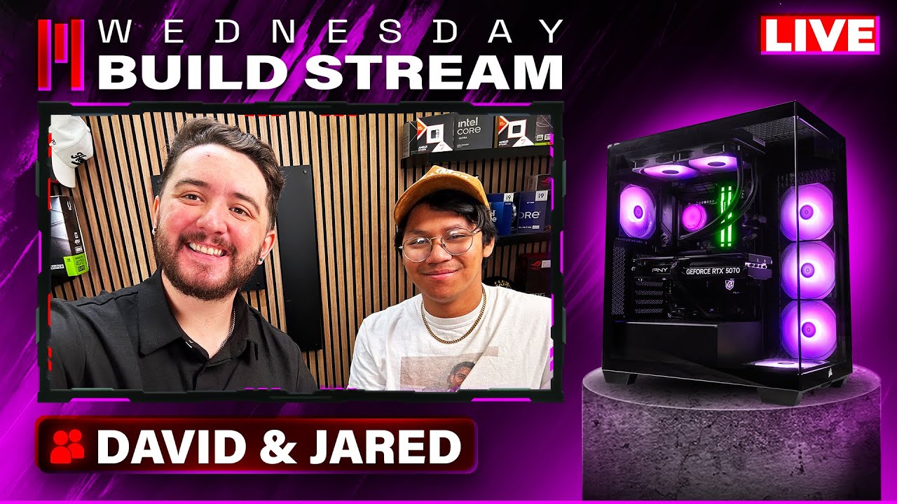 WEDNESDAY BUILD STREAM! RATING YOUR SETUPS AND TALKING TECH! - YouTube