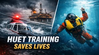 Helicopter Underwater Escape Training (HUET) For Offshore Safety | Helicopter Crash Survival