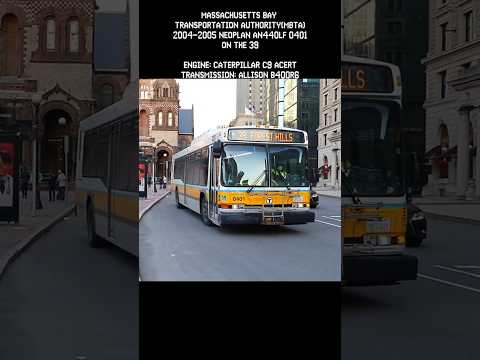 2004-2005 Neoplan AN440LF 0401 On The 39  #boston #massachusetts #buses #metro #mbta #transit