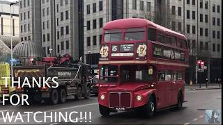 ALM89B AEC Routemaster (StageCoach) (Service 15H) (Along Tower Hill towards Charring Cross)