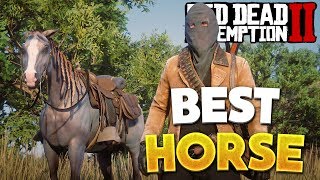 Red Dead Redemption 2 Best Horse! How To Get Arabian Rose Grey Bay Horse! RDR2 Best Horse Location Resimi