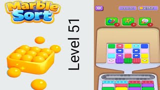 Marble sort level 51 Solution and guidance for gameplay