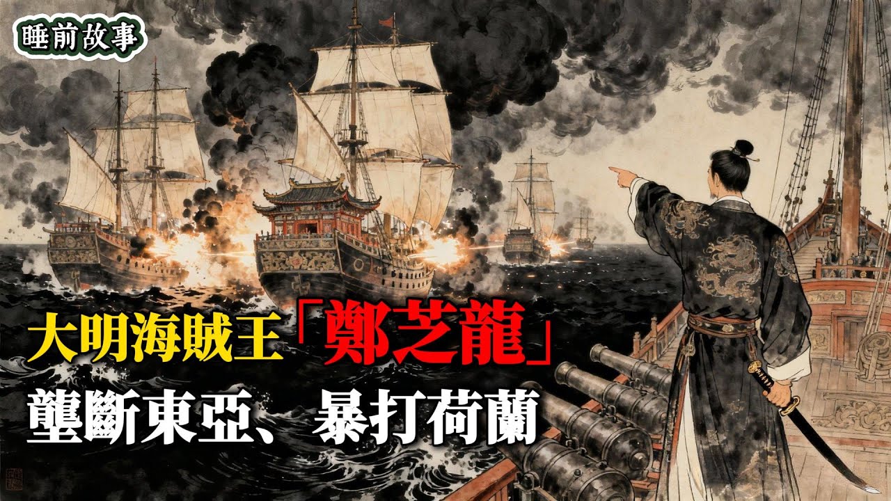 他是鄭成功的爹，一個比皇帝還有錢的海盜頭子，最後為何被砍了頭？|助眠歷史