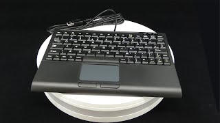 Accuratus 3410 - USB Super Mini Micro Scissor Key Keyboard with Touchpad screenshot 3
