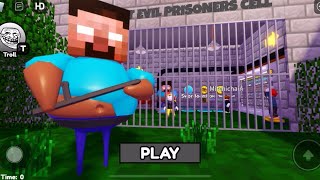 HEROBRINE BARRY'S PRISON RUN! Scary OBBY Walkthrough FULL GAME #roblox