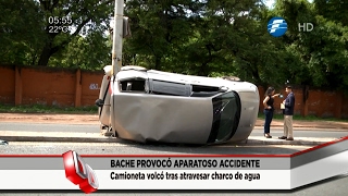 Bache Causa Vuelco Sobre La Transchaco