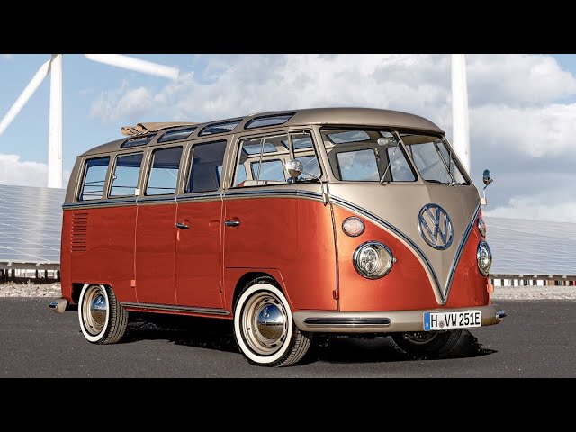 Modèle Réduit Minialuxe 1/43 - Volkswagen Combi T1 1955 Minibus - Bordeaux & Crème - Certifié