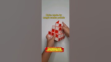 #shorts - Cake - 72 pieces magic snake puzzle #rubiksnake #snakecube #toys