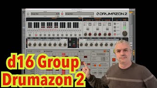 Roland 909 Drum Machine Emulation  - Drumazon 2 from d16 group - Demo: How does it sound