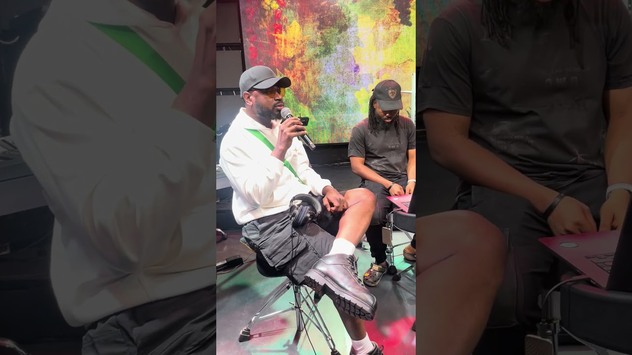 Getting the Melodie’s on point before the song Structure with Zadok