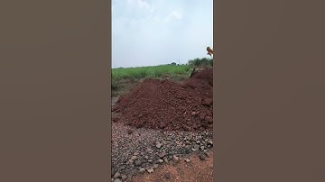 spreading of murum ( extending). formation and metalling road. #shorts #civilengineering #bgmi #jcb