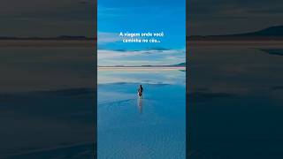 O Maior Deserto De Sal Do Mundo, Quando Alagado Se Torna O Maior Espelho Do Mundo. Resimi