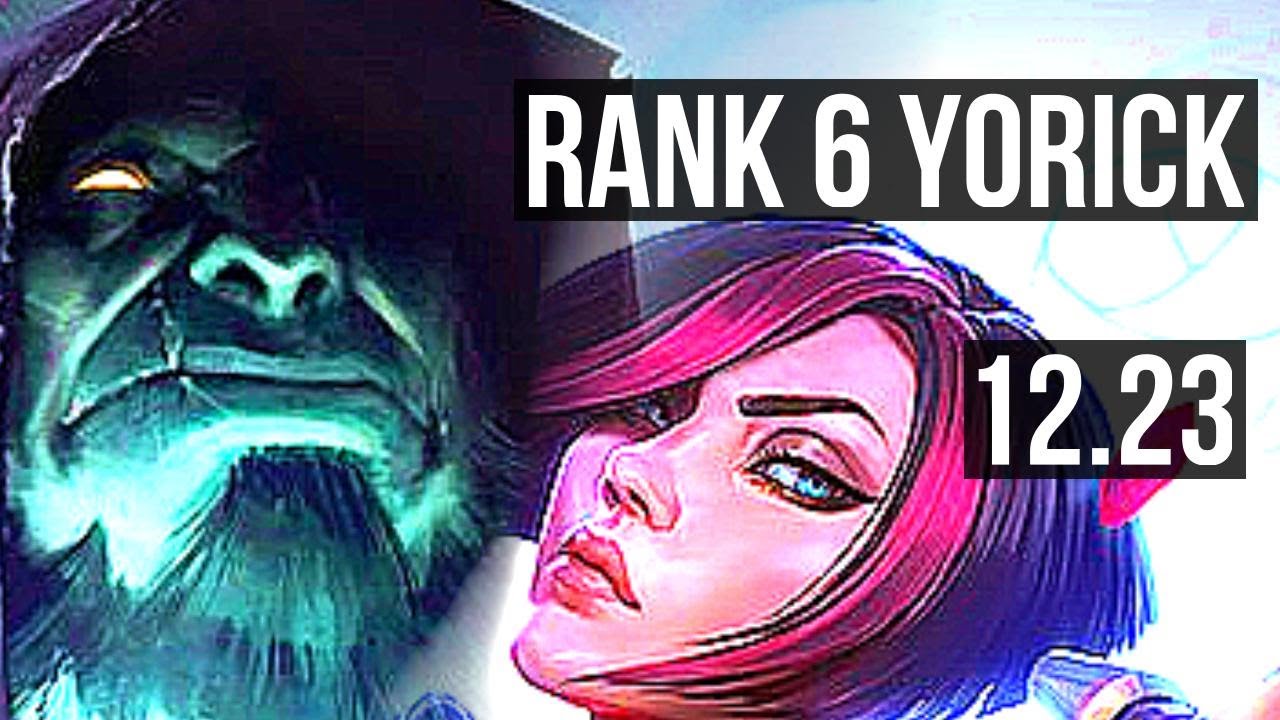 YORICK vs FIORA (TOP) Rank 6 Yorick, 700+ games KR Master 12.23