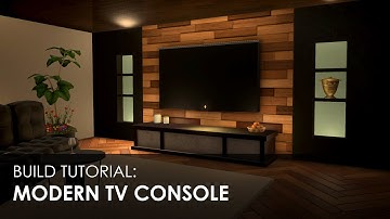 FFXIV HOUSING Build Tutorial: Modern TV Console