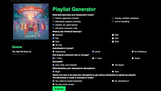 Dynamic Playlist Generator: Full Length Demo