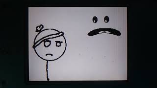 Flipnote: A guy disturbs Nick Jr. face by singing the Cleveland brown song