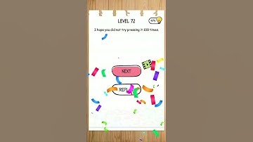 Brain test puzzle level 72 Solution Walkthrough