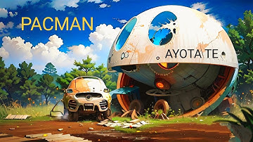 PACMAN VS MONSTER ROBOT PACMAN NEW PAC-MAN CAR