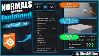 Blender Alt N Normals Explained — Every Option