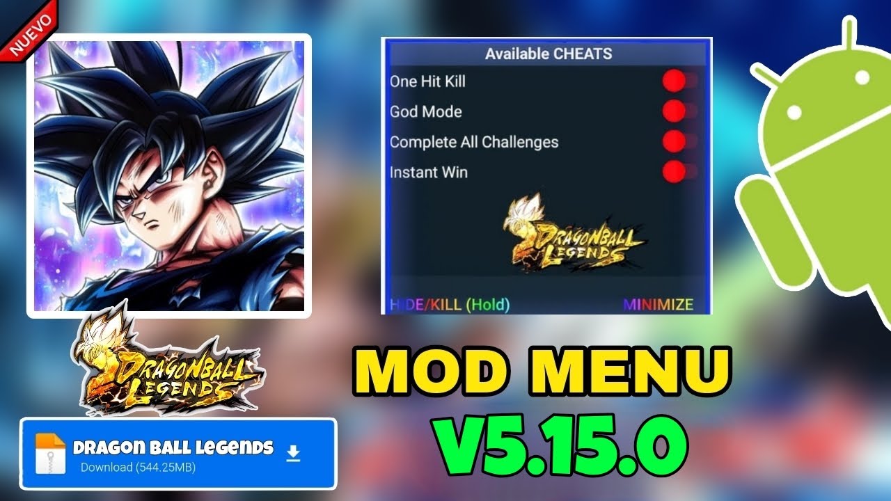 Dragon Ball Legends Mod Menu v5.15.0 God Mode Nueva Version 2025 - YouTube