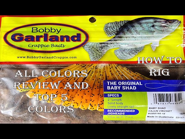 HOW TO USE A BOBBY GARLAND MINNOW RIG, AND TOP COLOR REVIEW PLUS TOP FIVE.  