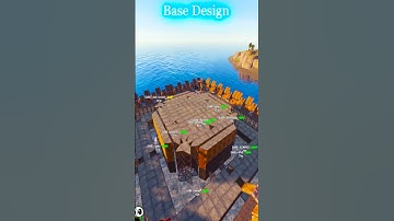 Rust New 5x5, Circle, 4x4, Open Core Base Design on Vital 10x #rust #rustgame #rustconsole