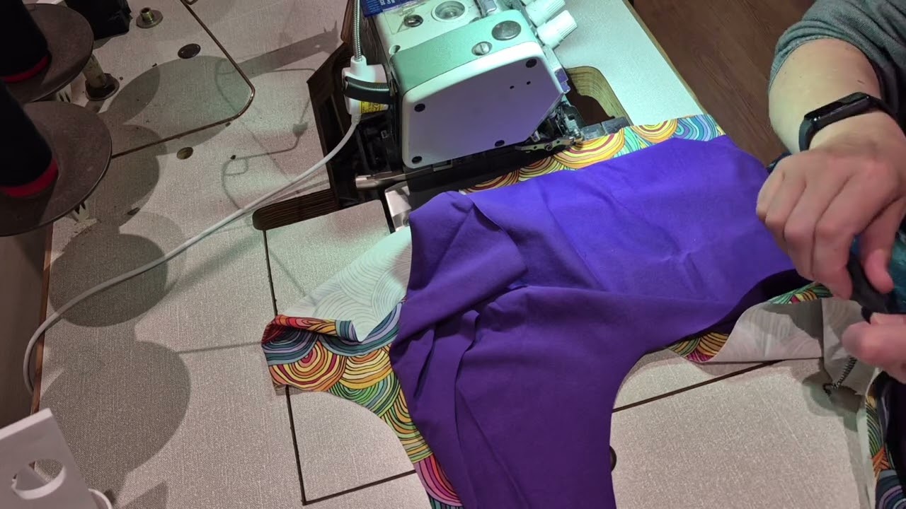 Part 2 - Sewing Rad patterns 25k bralette on industrial overlocker 
