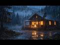🔴  Heavy Rain on a Tin Roof for Sleeping 24/7, Sleep Instantly with Rain Sounds &amp; Thunder at Night