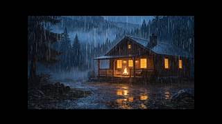🔴  Heavy Rain on a Tin Roof for Sleeping 24/7, Sleep Instantly with Rain Sounds &amp; Thunder at Night