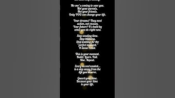 "Dear Youth… WAKE UP! ⏰ No One