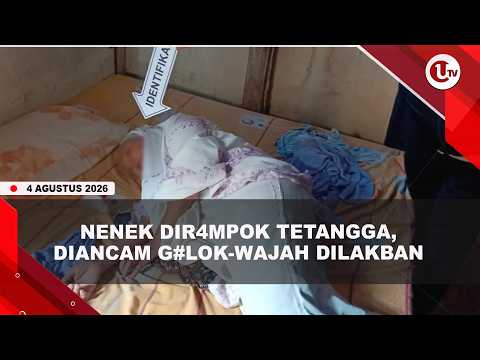 HENDAK SALAT, NENEK 61 TAHUN DIR4MPOK TETANGGA HINGGA WAJAH DILAKBAN | U-NEWS