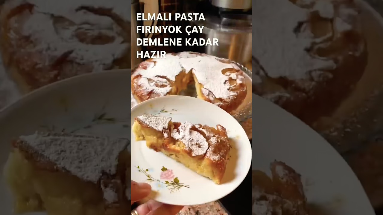 ELMALI TARÇINLI KEK  OCAKTA PIŞEN NEFIS TATLI #elmalıkek #elmalıpasta #tarif #kesfet