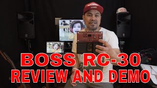 BOSS RC-30 DUAL LOOP PEDAL STATION REVIEW AND DEMO PART 1