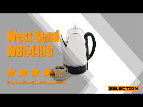 West Bend 54159 Classic Stainless Steel Electric Coffee Percolator