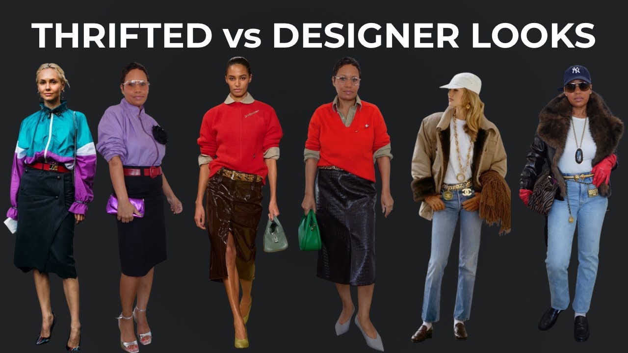 Покупка в секонд-хенде против дизайнерской одежды: воссоздание образов 90-х и Pinterest