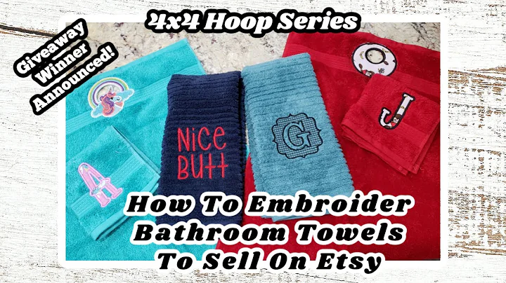 Profitable Hand Towel Embroidery: Etsy Selling Guide!