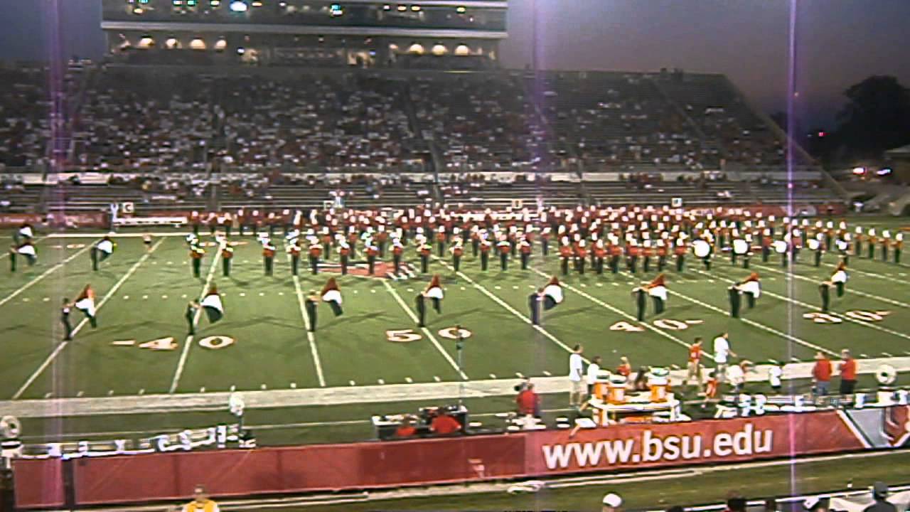 Ball State Pride of MidAmerica Marching Band Halftime YouTube