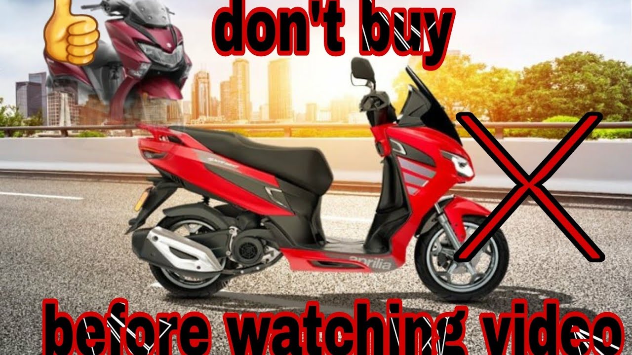 Why NOT to buy aprilia SXR 160 || burgman 125 vs SXR 160