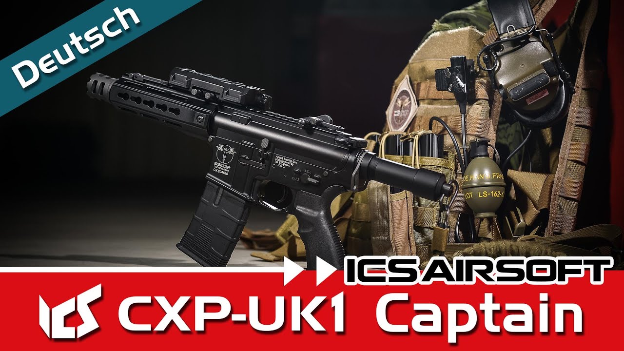 ICS CXP-UK1 Captain - kompakte Vollmetall UK1  | ICS AIRSOFT