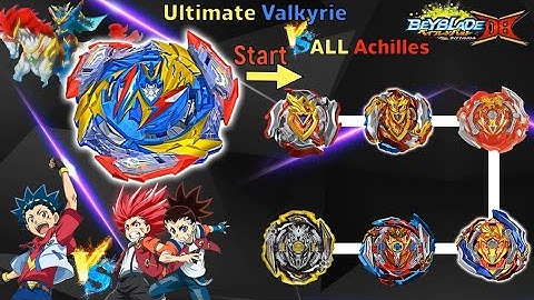 베이블레이드 버스트 DB 얼티메이트 발키리 VS 올 아킬레스 ベイブレードバーストDB Beyblade Burst DB 【Ultimate Valkyrie VS ALL Achilles】