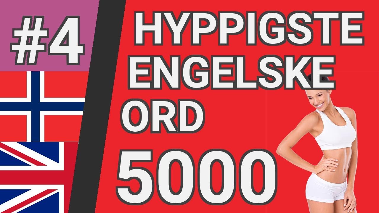 De fleste vanlige engelske ord med oversettelse, uttale og animasjon #4 EN⬅NO