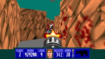 Wolfenstein 3D TC for ZDoom - E6L7 - All Secrets - I Am a Death Incarnate