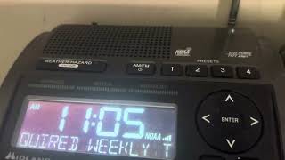 A Successful Required Weekly Test on WXL58 (EAS #13)