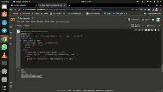 Chatbot using NLP