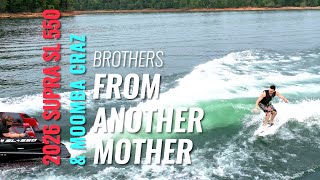 2026 Supra SL 550 &amp; 2026 Moomba Craz Wakesurf Boat Review - Brothers from Another Mother