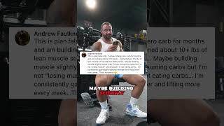 Proof low carb diets don’t build muscle