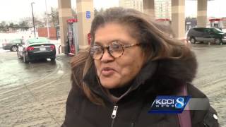 Fresh snow creates a slick, slushy commute