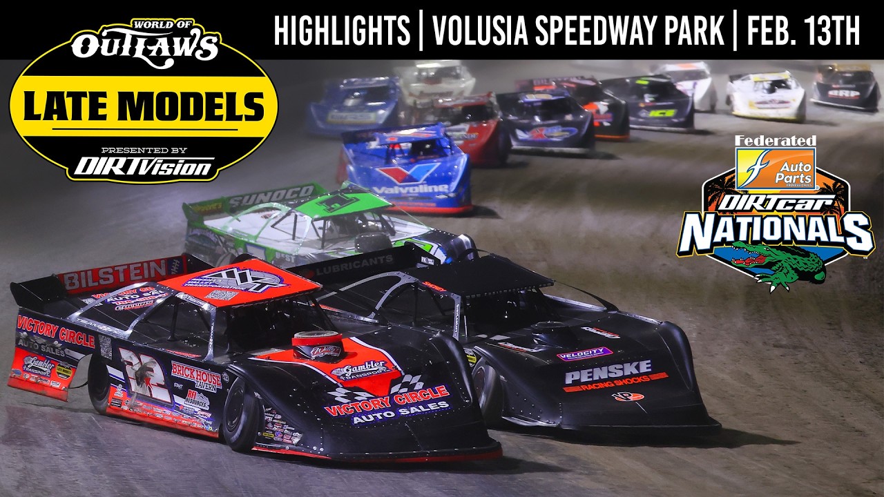 World of Outlaws Late Model Series | Volusia Speedway Park | February 13, 2026 | HIGHLIGHTS