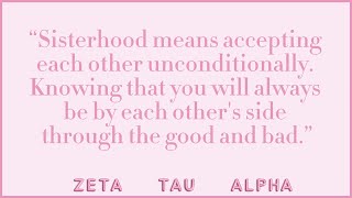 Salisbury University ZTA Sisterhood Video 2025